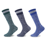 3 Pack Wool Blend Everyday Work Socks - Multi