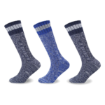 3 Pack Wool Blend Everyday Work Socks - Multi