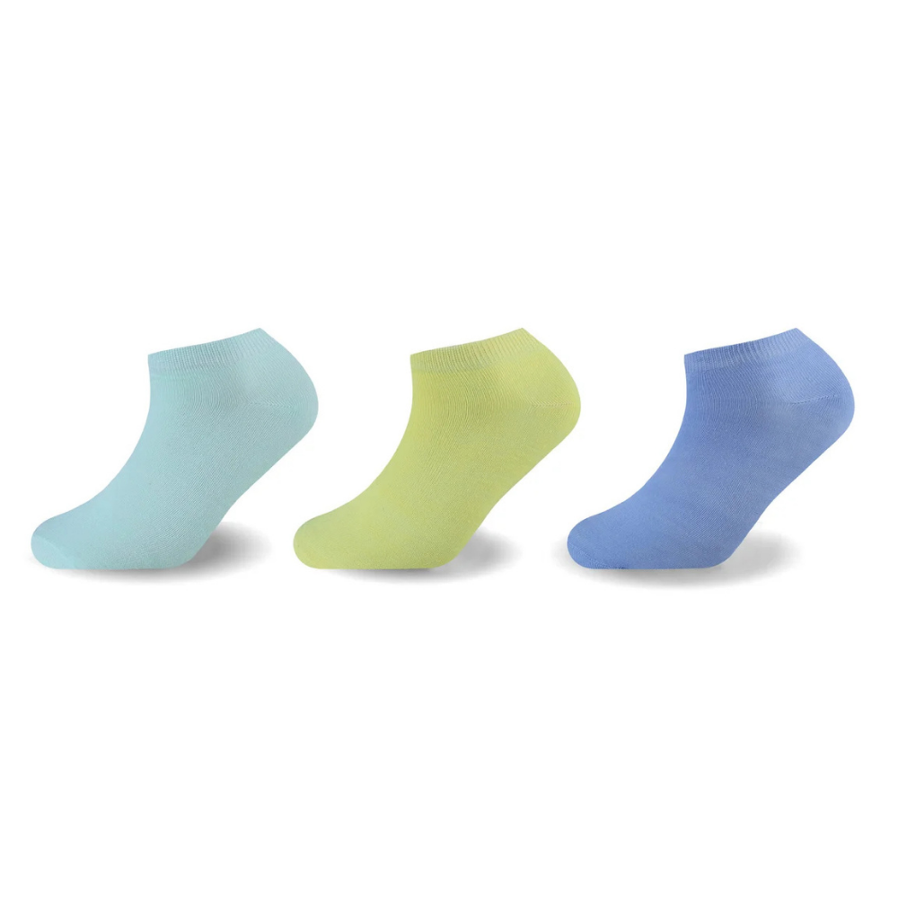 Untitled design (31) 3 Pack Women’s Low Cut Trainer Socks - Pastel
