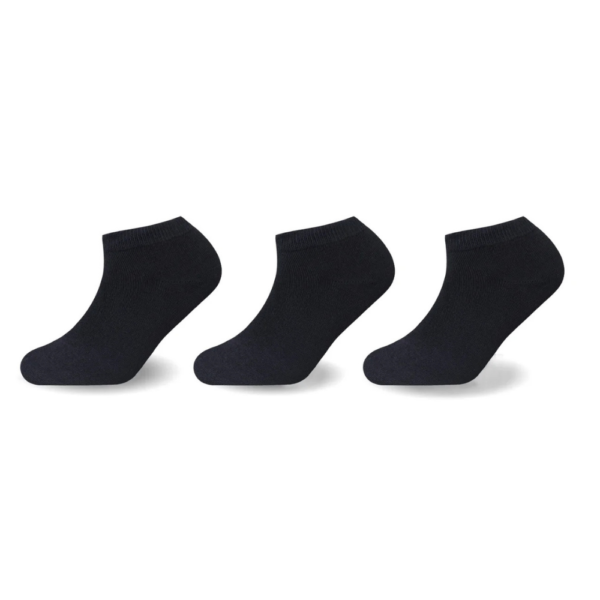 3 Pack men’s Low Cut Trainer Socks - Black