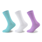 12 Pack Ladies Stretch Fit Socks - Light Pastel