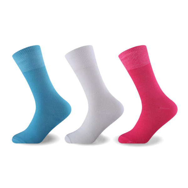 12 Pack Ladies Comfort Fit Soft Socks - Fashion