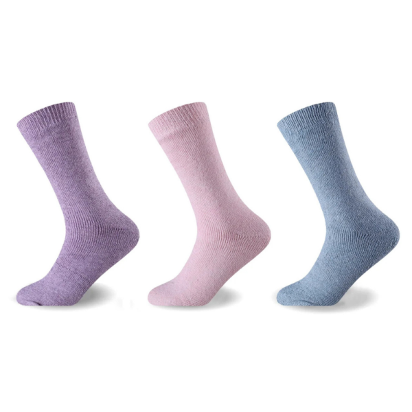 12 Pack Women’s Warm Brushed Cotton Socks - Multi