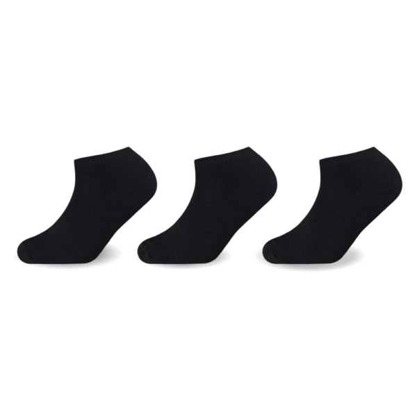 12 Pack Women’s Cotton Rich Trainer Socks - Black