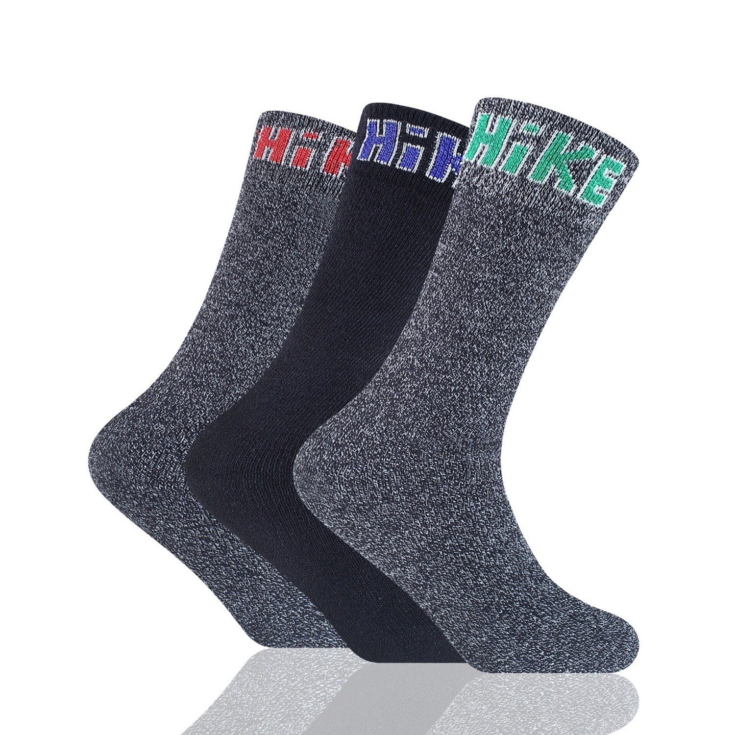 WhatsApp Image 2026-05-07 at 8.26.40 PM Men's Cushioned Sports Socks 3 Pack - Black/Grey
