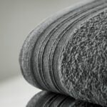 4 Piece Egyptian Cotton Bath Sheet Towel Set - Charcoal