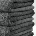 4 Piece Egyptian Cotton Bath Sheet Towel Set - Charcoal