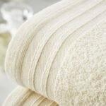 4 Piece Egyptian Cotton Bath Sheet Towel Set - Cream