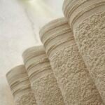4 Piece Egyptian Cotton Bath Sheet Towel Set - Mocha