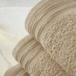 4 Piece Egyptian Cotton Bath Sheet Towel Set - Mocha