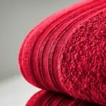 4 Piece Egyptian Cotton Bath Sheet Towel Set - Red