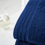 4 Piece Egyptian Cotton Bath Sheet Towel Set - Royal Blue