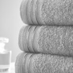 4 Piece Egyptian Cotton Bath Sheet Towel Set - Silver