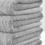 4 Piece Egyptian Cotton Bath Sheet Towel Set - Silver