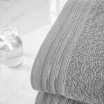 4 Piece Egyptian Cotton Bath Sheet Towel Set - Silver