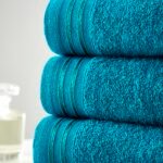 4 Piece Egyptian Cotton Bath Sheet Towel Set - Teal