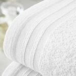 4 Piece Egyptian Cotton Bath Sheet Towel Set - White