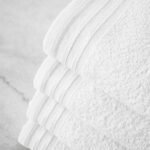 4 Piece Egyptian Cotton Bath Sheet Towel Set - White