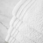 4 Piece Egyptian Cotton Bath Sheet Towel Set - White