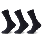12 Pack Women's Comfy Elastic Socks - Black