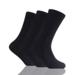 12 Pack Women's Comfy Elastic Socks - Black