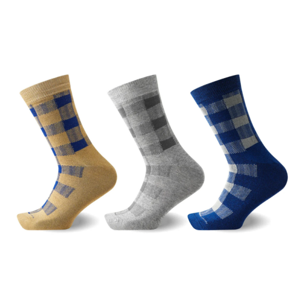 12pk Men's Cotton Smart Suit Socks - Multi