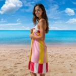 Luxury Bold Stripe Beach Towel - Yellow