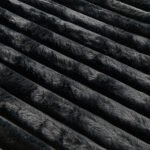 Premium Ribbed Soft Living Room Rug - Black - Image 4