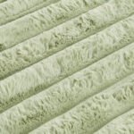 Premium Ribbed Soft Living Room Rug - Sage Green - Image 5