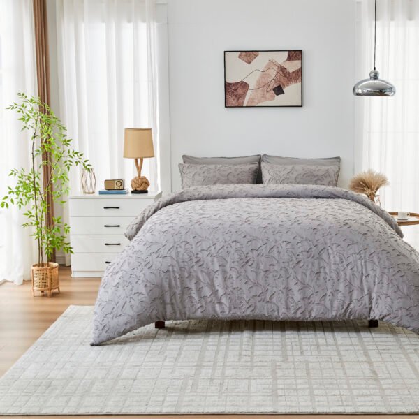 Premium Home Style Duvet Cover Set - Grey