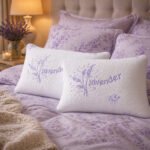 2 Pack Premium Memory Foam Pillows – Lavender
