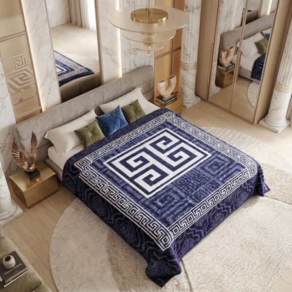 3KG Ultra Warm Reversible Comfort Blanket - Navy