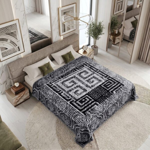 3KG Ultra Warm Reversible Comfort Blanket - Charcoal