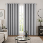 Premium Plain Blackout Curtains - Grey