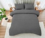 Luxury Coastal Heritage Duvet Cover Set - Charcoal