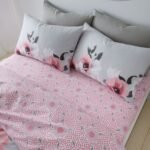 Luxury Floral Bloom Duvet Cover Set - Blush Pink