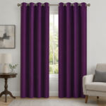 Premium Fully Lined Blackout Curtains – Aubergine