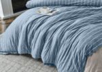 Luxury Wales Style Duvet Cover Set - Denim Blue