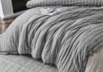 Luxury Wales Style Duvet Cover Set - Charcoal