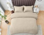Elegant Everyday Duvet Cover Set - Natural