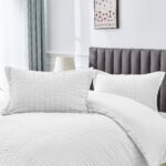 Elegant Everyday Duvet Cover Set - White