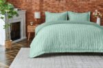 Luxury Wales Style Duvet Cover Set - Sage Green