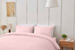 Elegant Everyday Comfort Duvet Cover Set - Pink