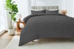 Luxury Coastal Heritage Duvet Cover Set - Charcoal