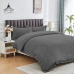 Elegant Everyday Duvet Cover Set - Charcoal