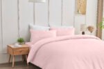 Elegant Everyday Comfort Duvet Cover Set - Pink
