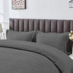 Elegant Everyday Duvet Cover Set - Charcoal