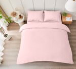 Elegant Everyday Comfort Duvet Cover Set - Pink