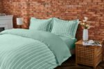 Luxury Wales Style Duvet Cover Set - Sage Green