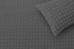 Luxury Coastal Heritage Duvet Cover Set - Charcoal